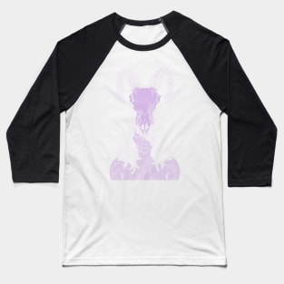 ASCii Savage Girl (Purple) Baseball T-Shirt